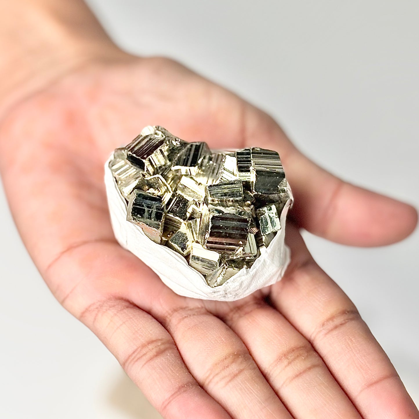 Peruvian Pyrite Cluster – 100g -Golden Brilliance & Striking Presence