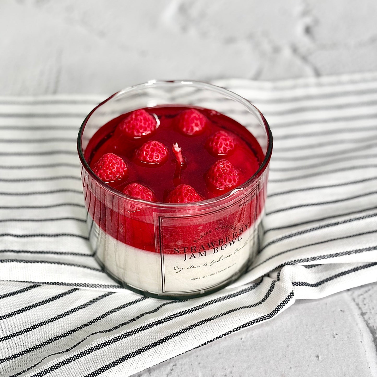 Strawberry Jam infused with Strawberry Candle | Dessert