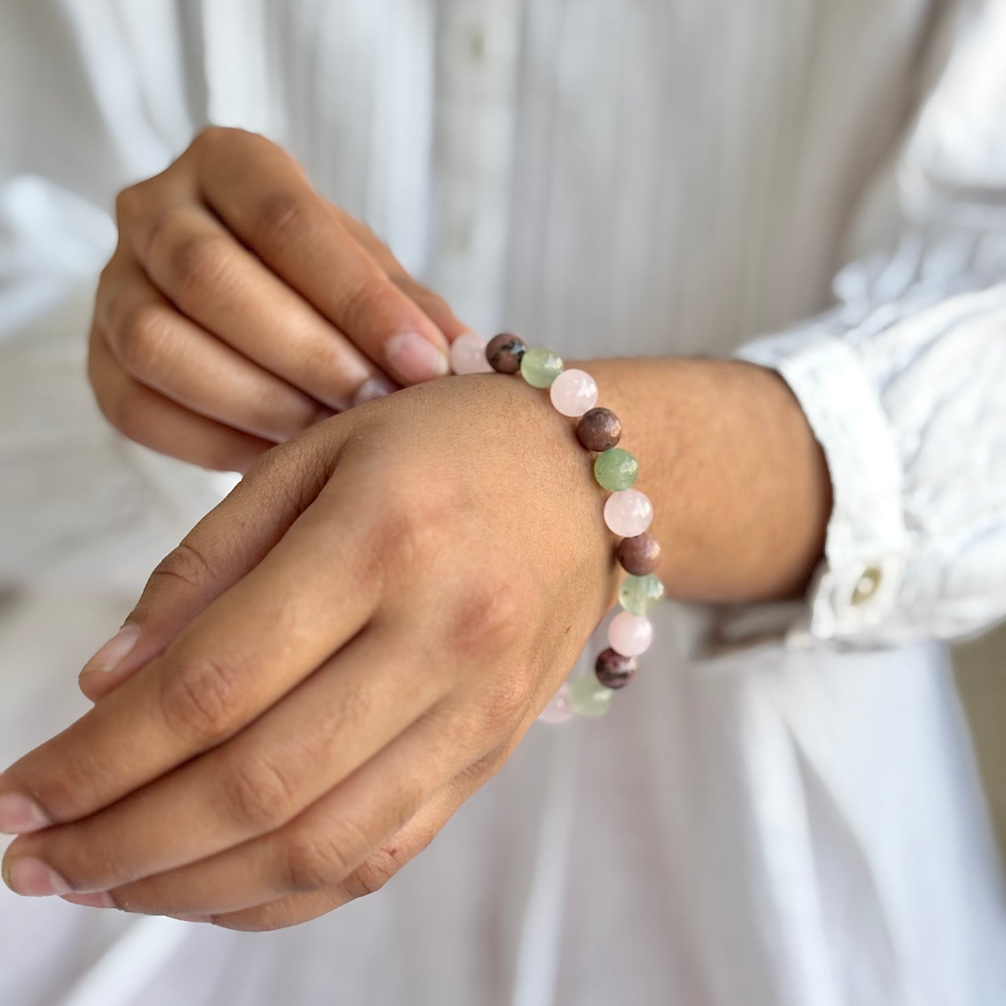 Love & Emotional Balance - 8mm Bead Bracelet | Combination Bracelet Series
