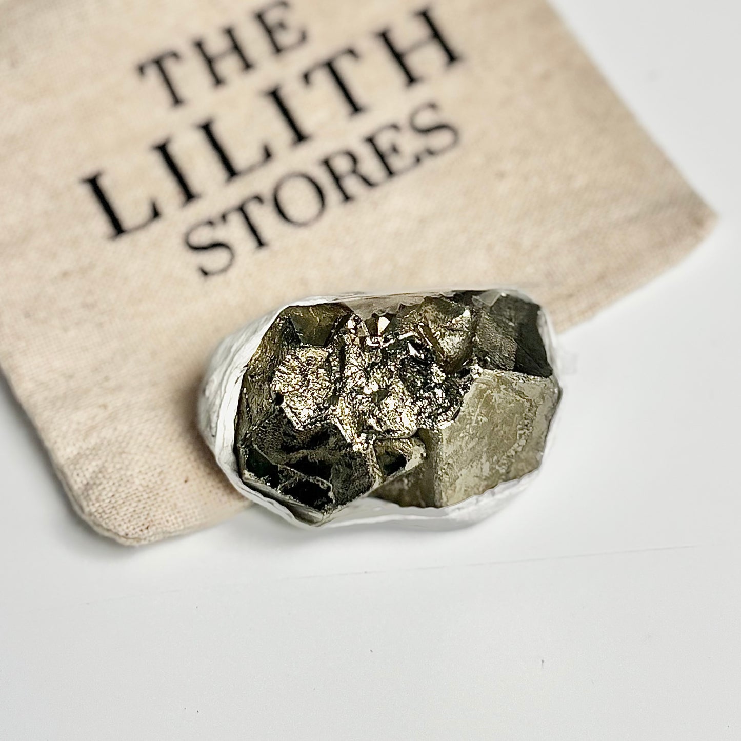 Peruvian Pyrite Cluster – 48g - Golden Brilliance & Striking Presence