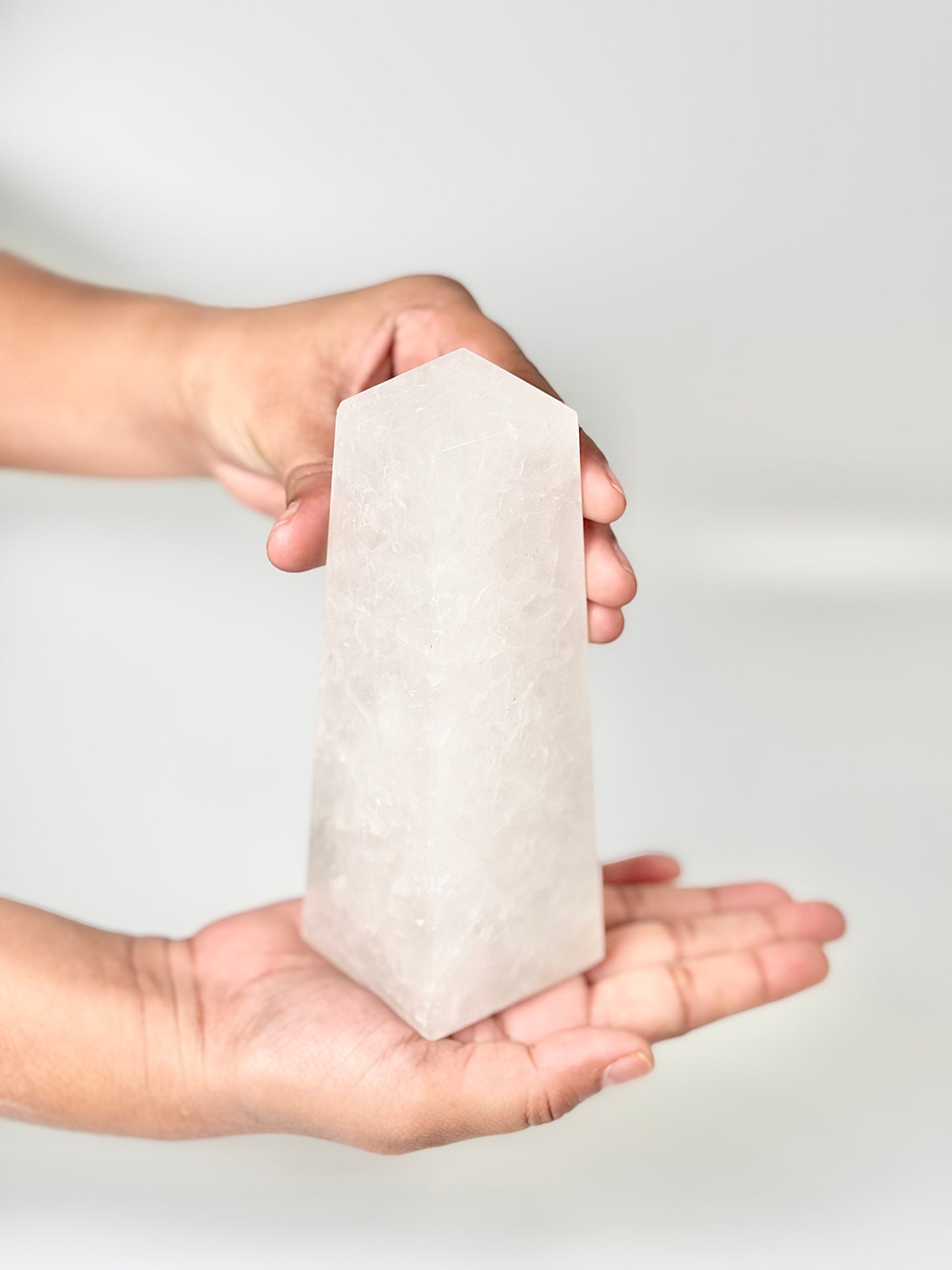 Four Facet Clear Quartz Tower – 690g - Amplify, Align & Awaken