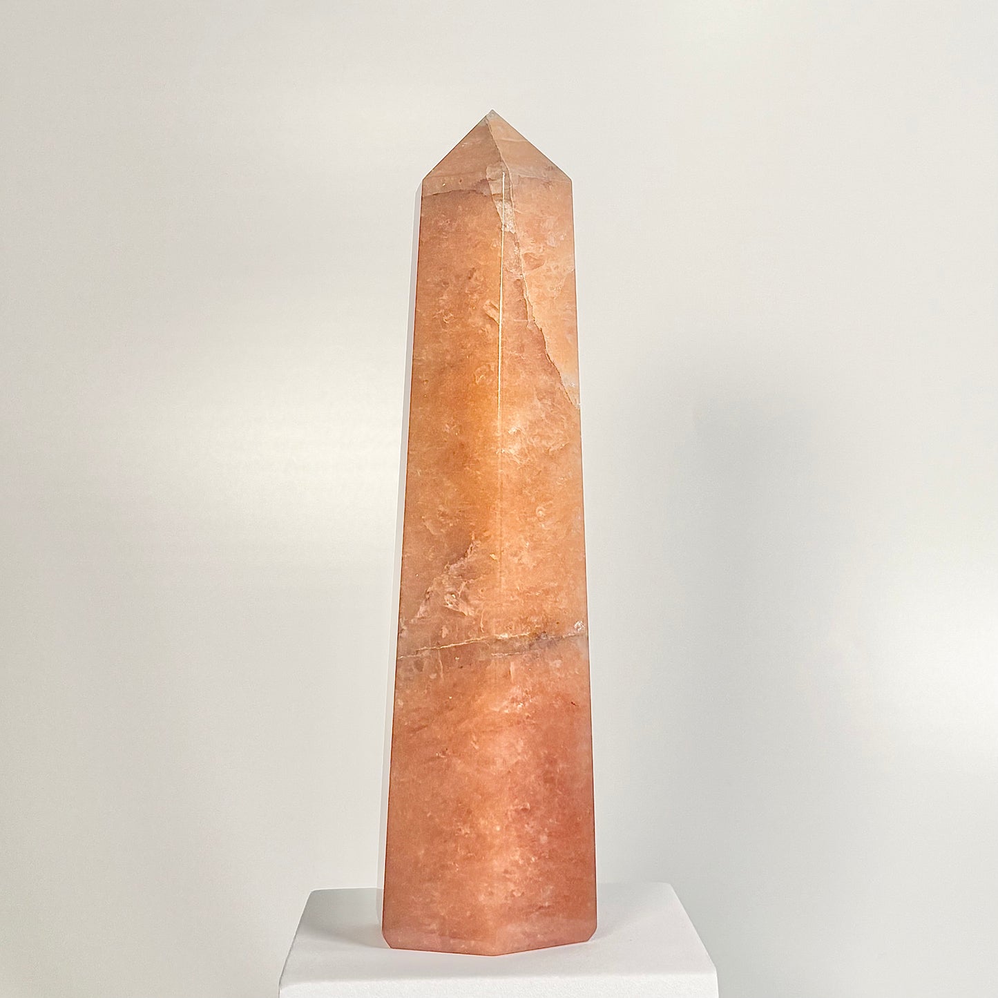 Red Aventurine Six-Facet Tower – 882g - Boost Vitality • Spark Motivation • Manifest with Confidence