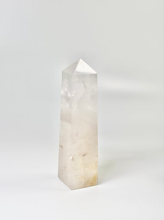 Four Facet Clear Quartz Tower – 440g - Amplify, Align & Awaken