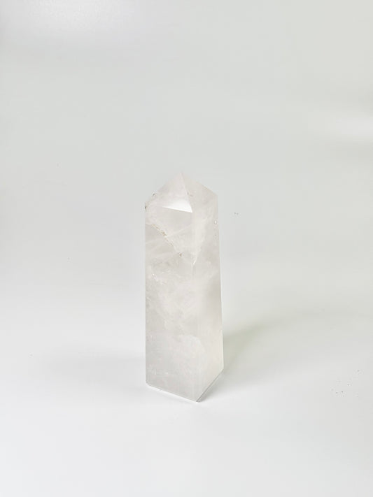 Four Facet Clear Quartz Tower – 390g - Amplify, Align & Awaken