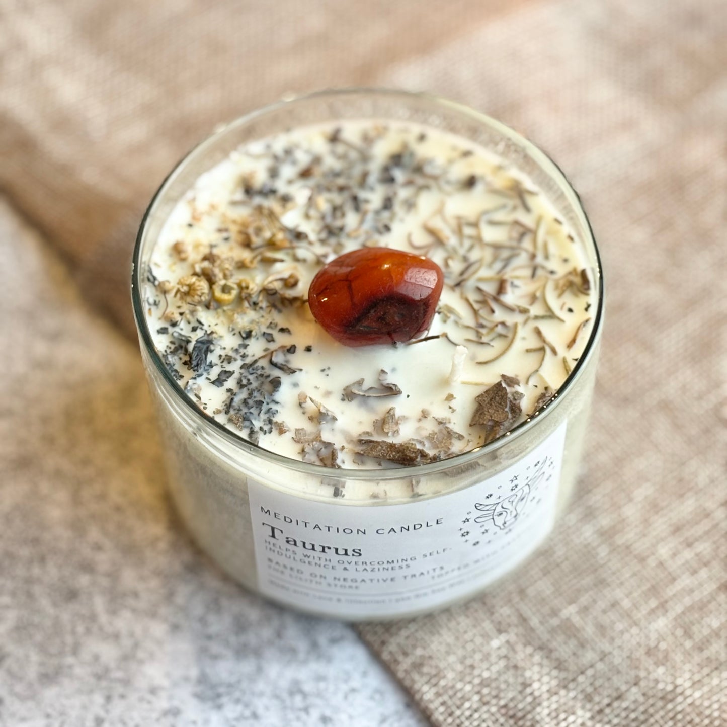 Taurus Zodiac Soy Intention Candle | 400 Gm