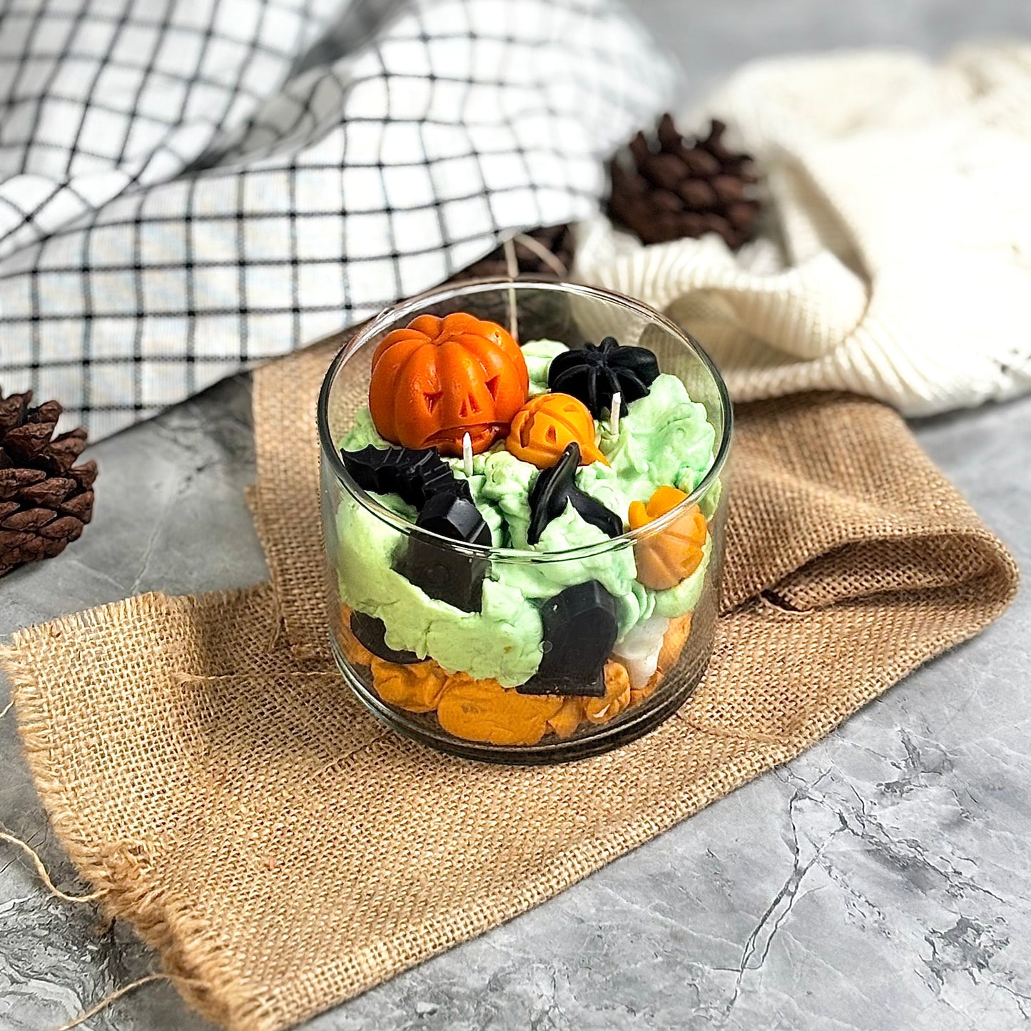 Pumpkin Graveyard Candle – Pumpkin Spice Soy Wax