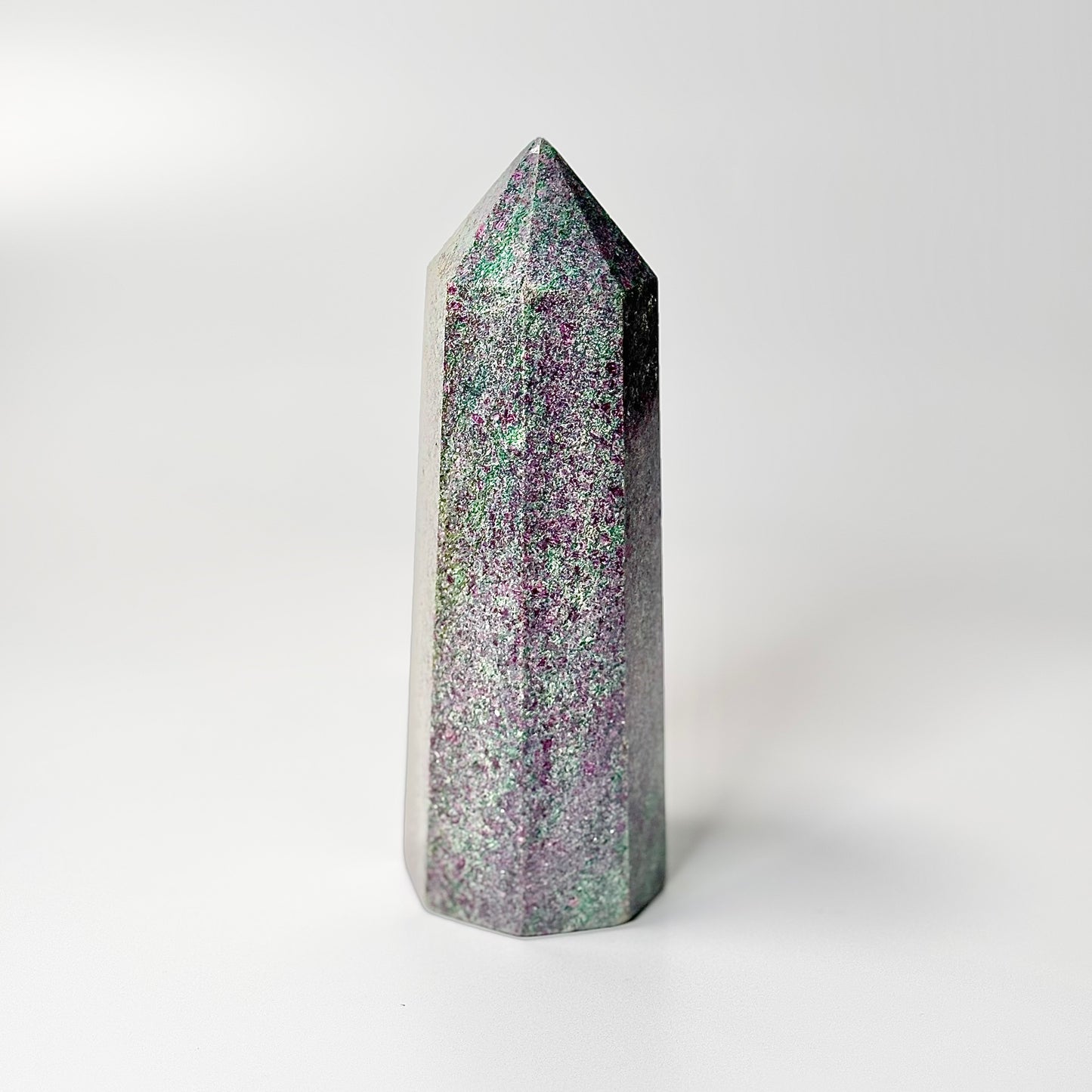 Eight Facet Ruby in Kyanite Tower – 746g -Distinctive Colour & Balanced Form