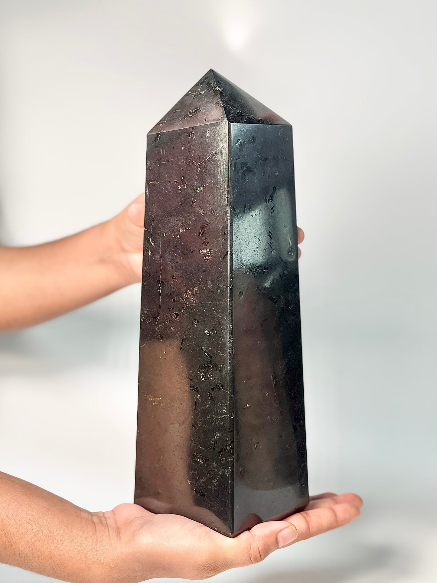 Four Facet Black Tourmaline Tower – 3.2 Kg - Strength, Stability & Refined Style