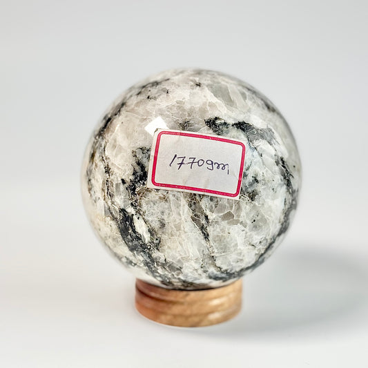 Rainbow Moonstone Sphere – Large - 1770 Gm | Cultivates Compassion & empathy