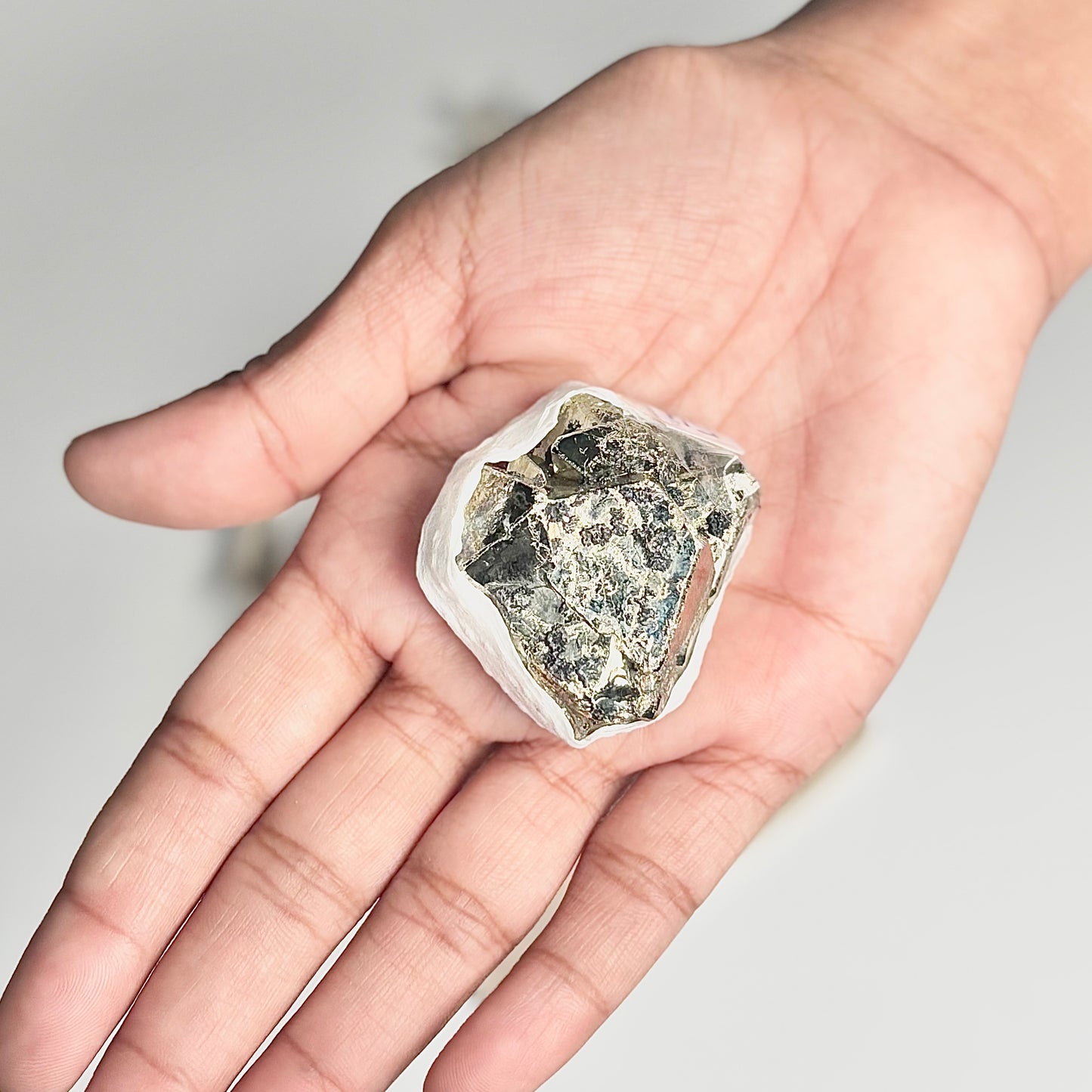 Peruvian Pyrite Cluster – 54g - Golden Brilliance & Striking Presence