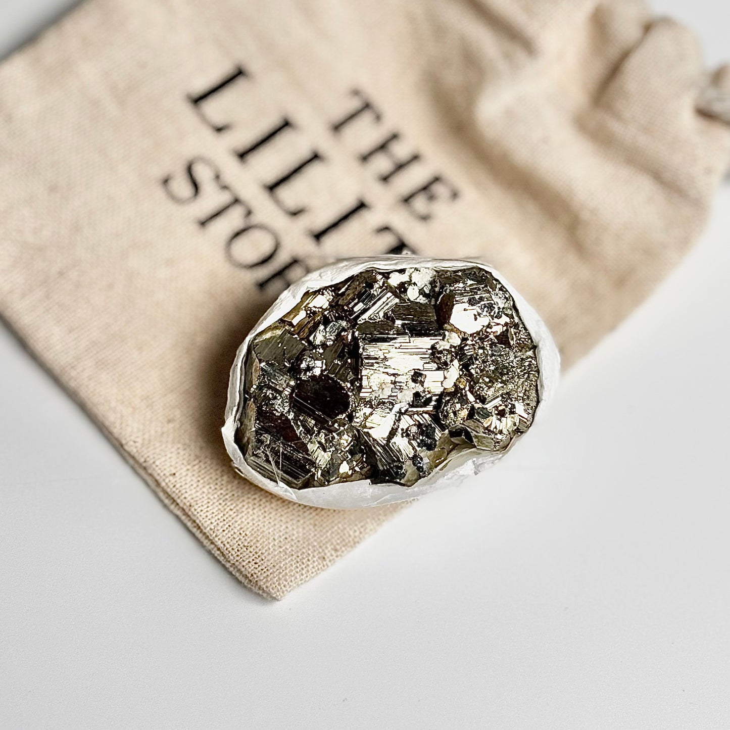 Peruvian Pyrite Cluster – 53g -Golden Brilliance & Striking Presence
