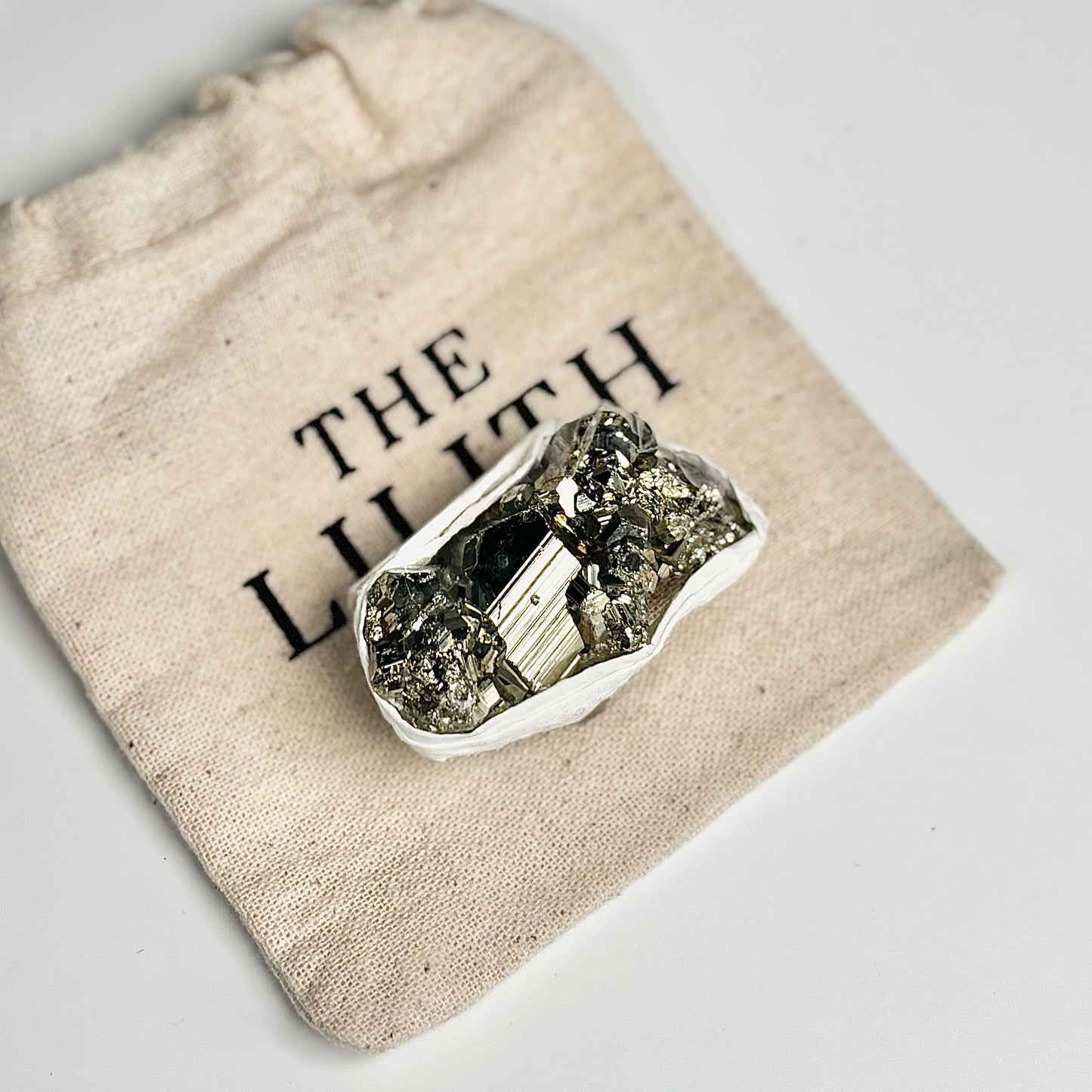 Peruvian Pyrite Cluster – 42g - Golden Brilliance & Striking Presence