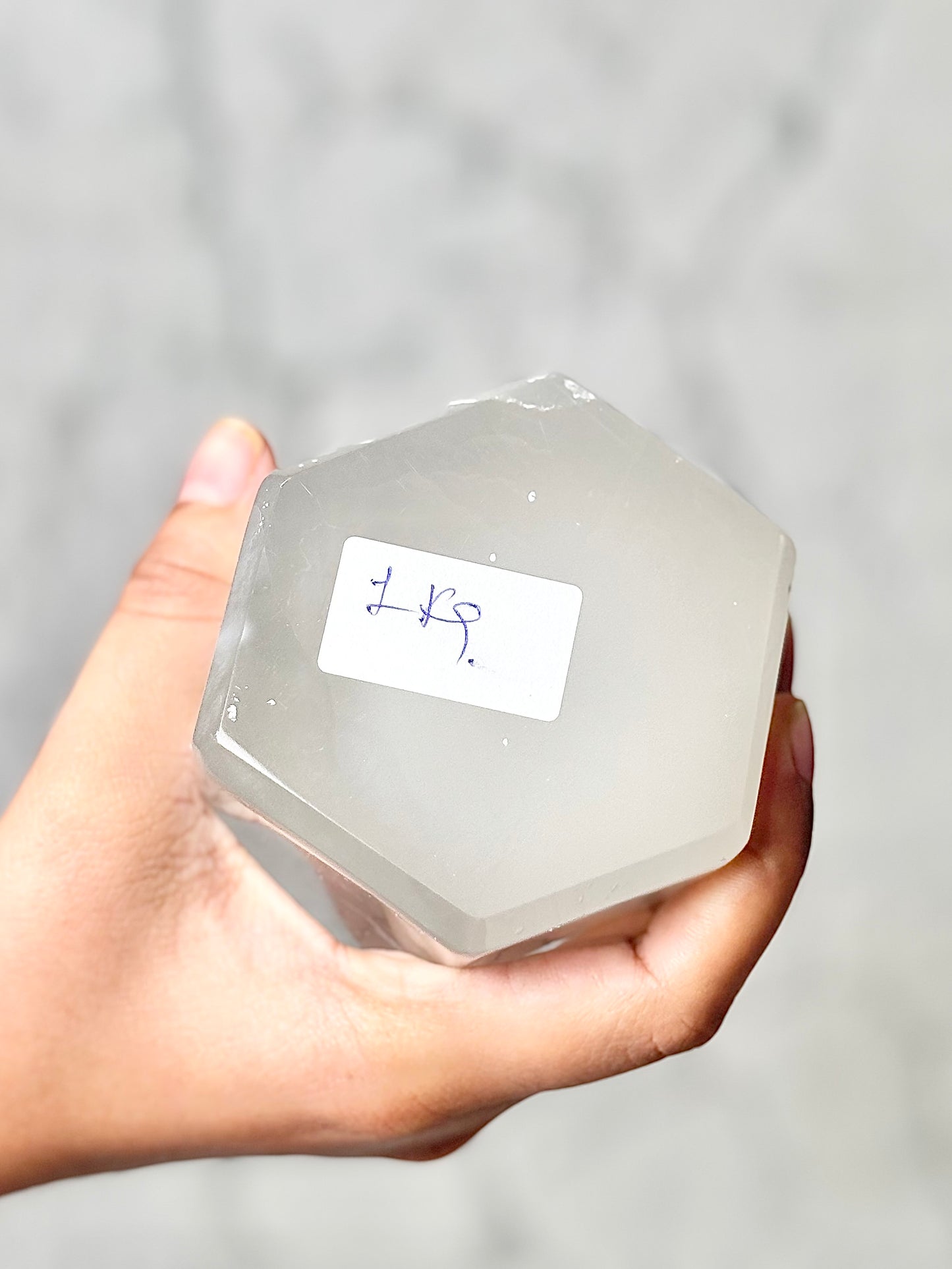Six Facet Selenite Tower – 1kg Bright Elegance & Harmonised Form