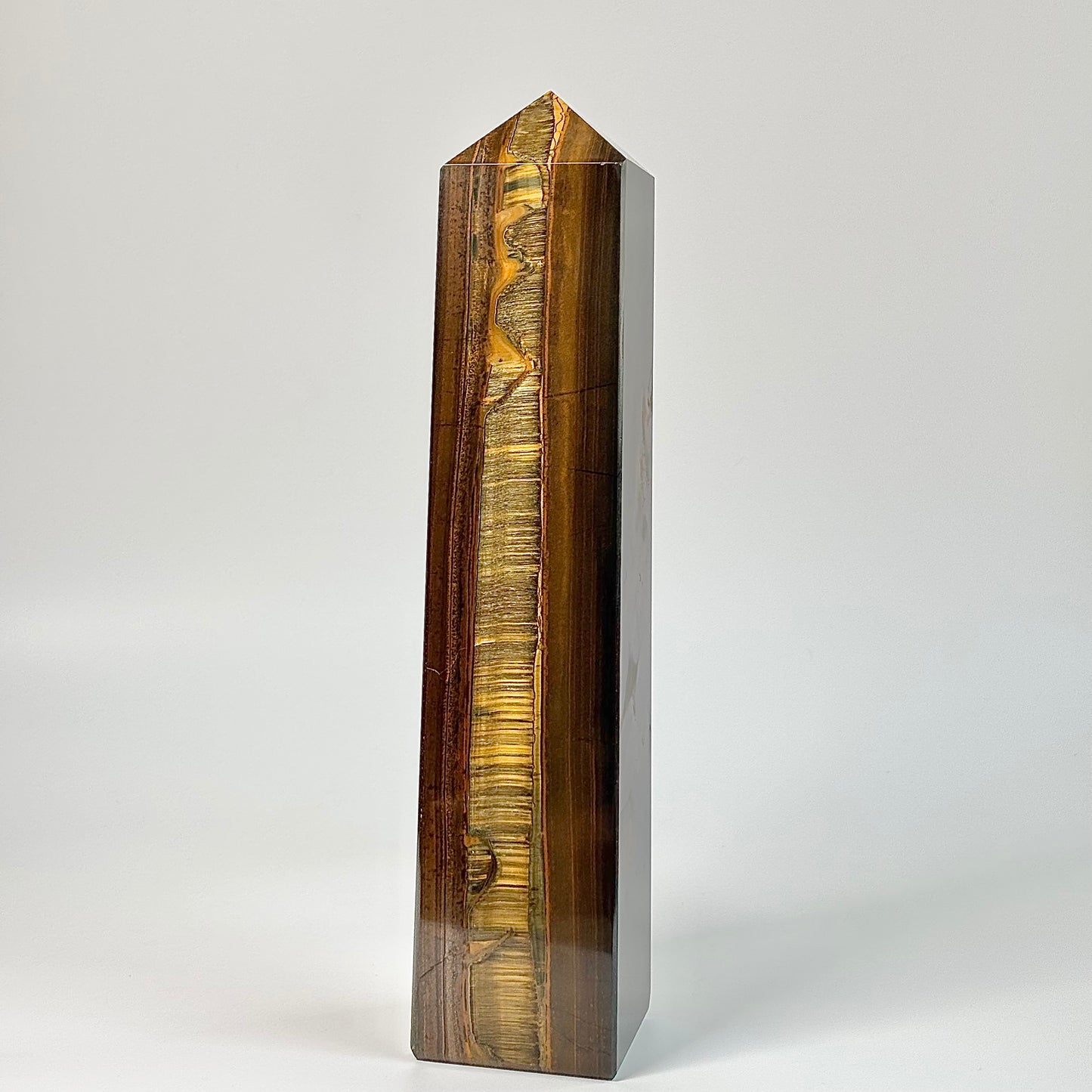 Tiger's eye XXL Four facet Tower - 3 Kg