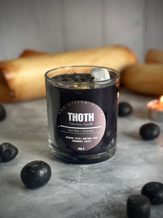Thoth Altar Candle – 200 g Soy Wax Jar Candle for Ritual & Devotion