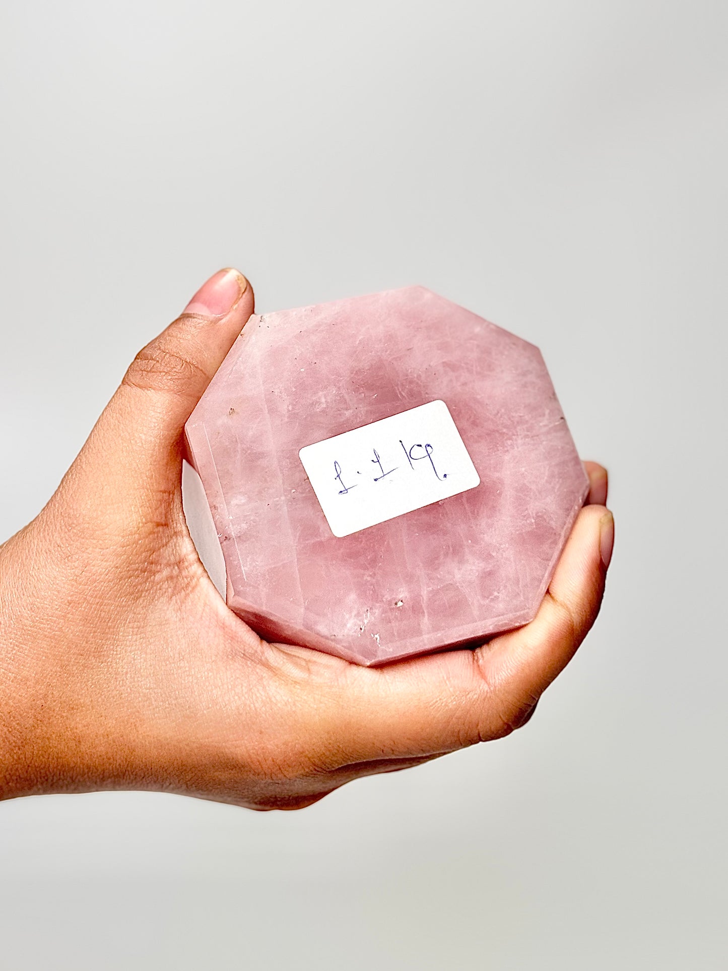 Eight Facet Rose Quartz Tower – 1.1kg - Elegance, Warmth & Gentle Charm