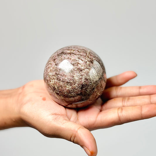 Ruby in Matrix Sphere - Vitality & Emotional Strength