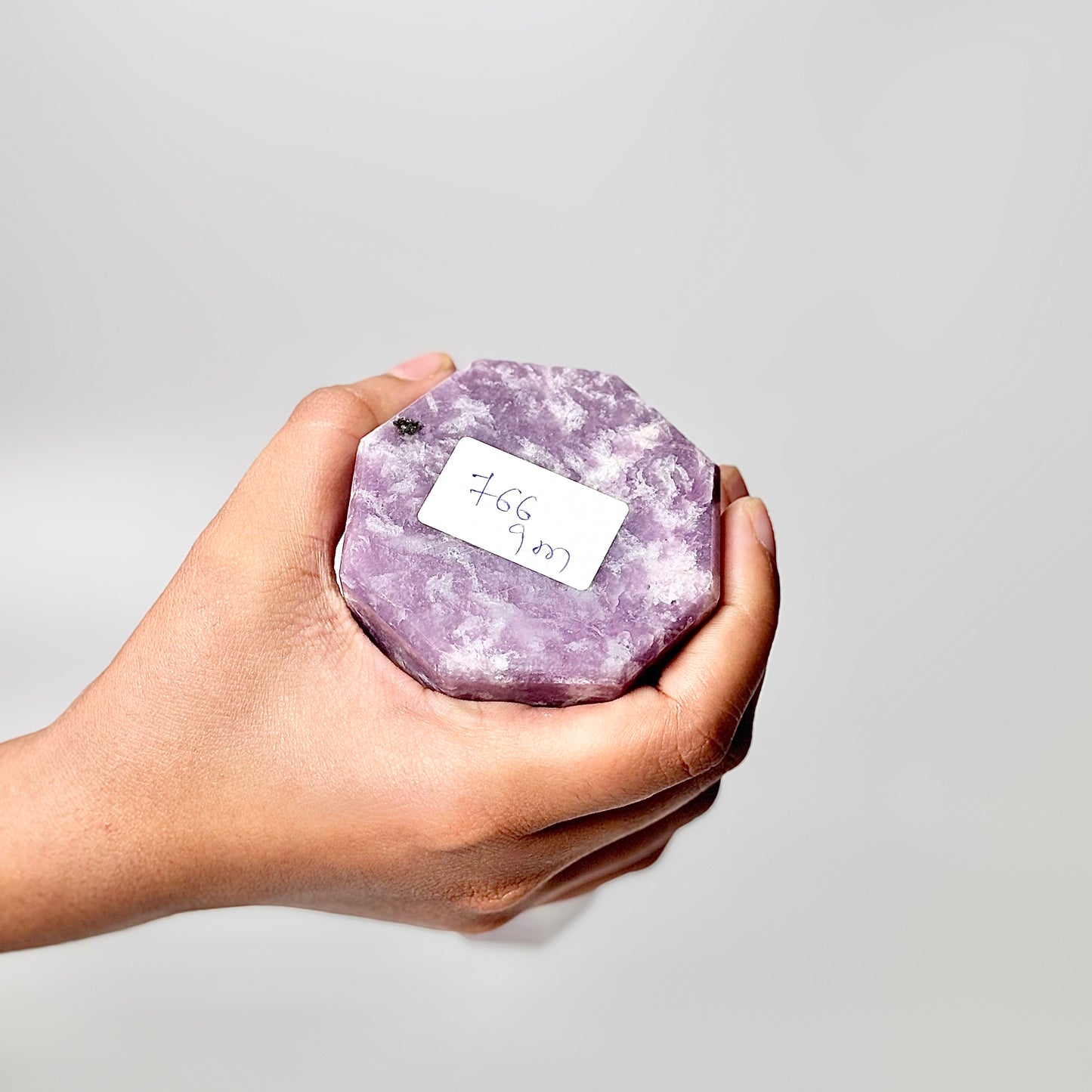 Eight Facet Lepidolite Tower – 766g - Gentle Presence & Refined Balance
