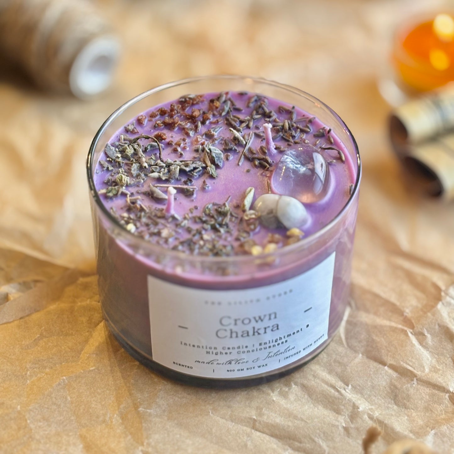 Crown Chakra Intention Candle