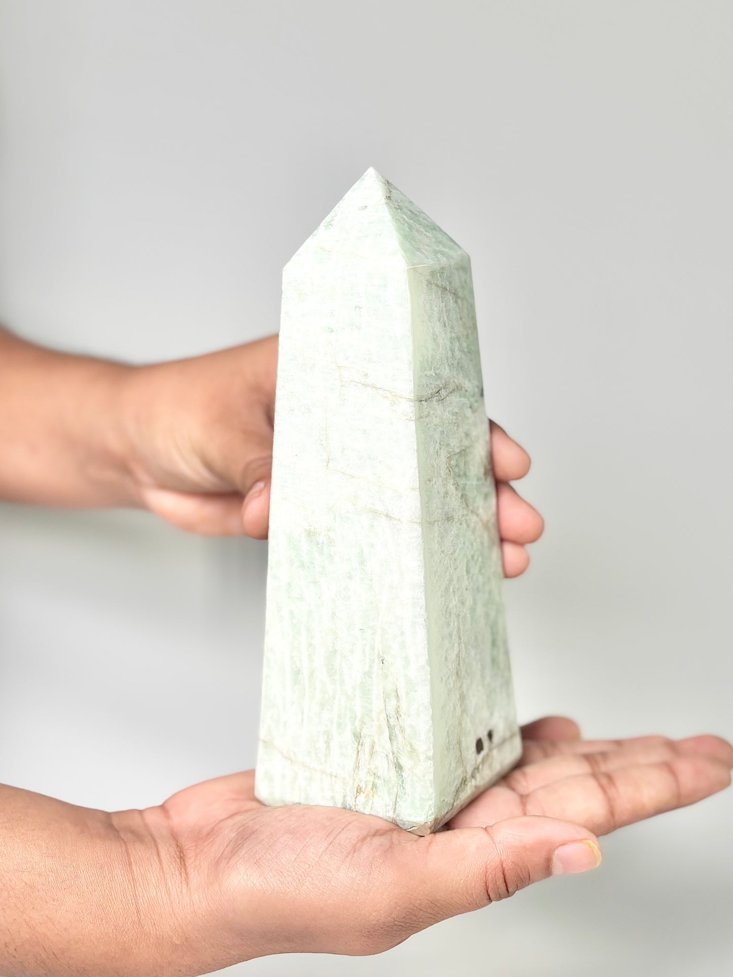 Four Facet Amazonite Tower – 730g - Soothing Colour & Grounded Form