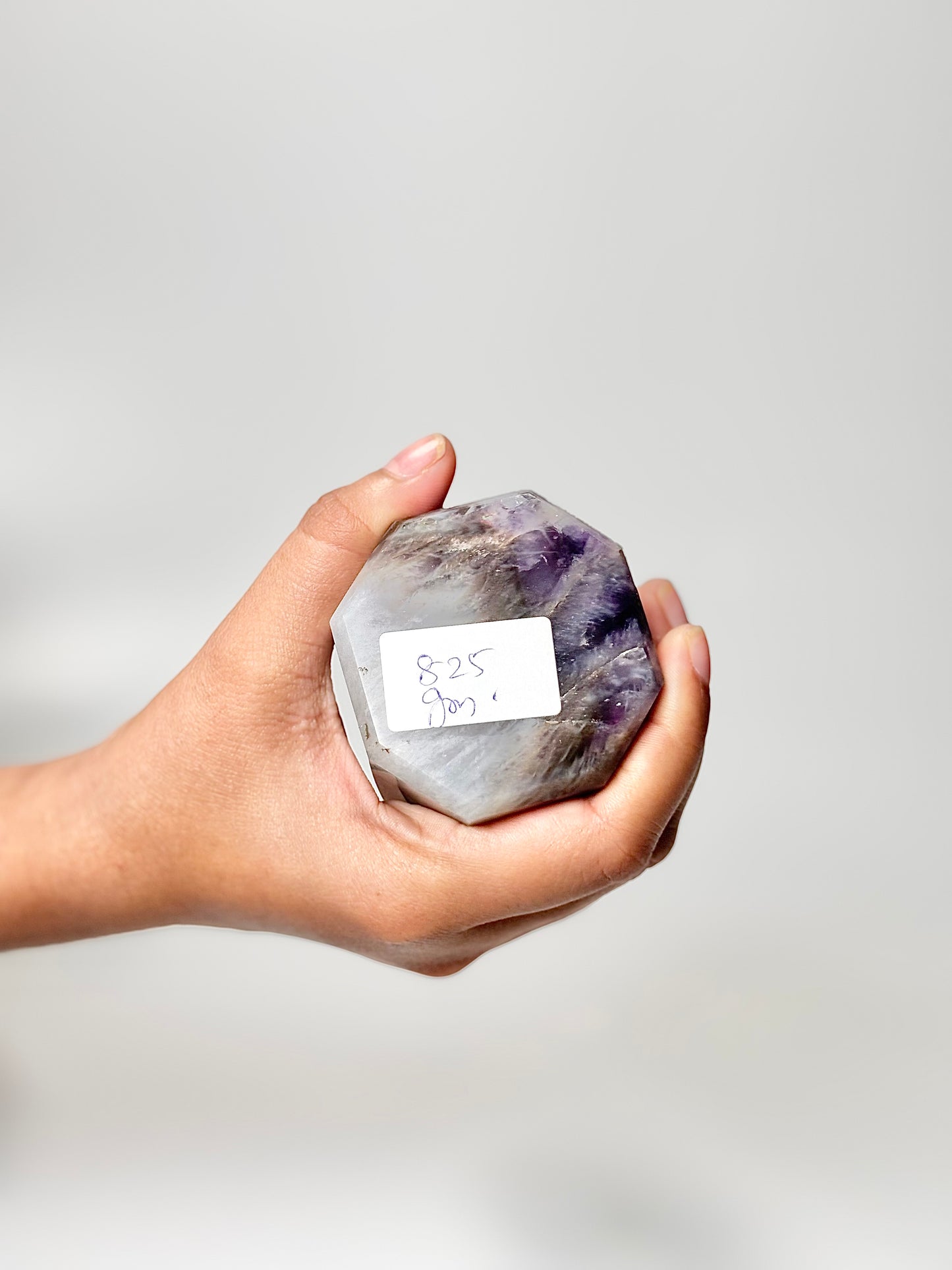 Eight Facet Chevron Amethyst Tower – 825g - Balanced Energy & Refined Clarity