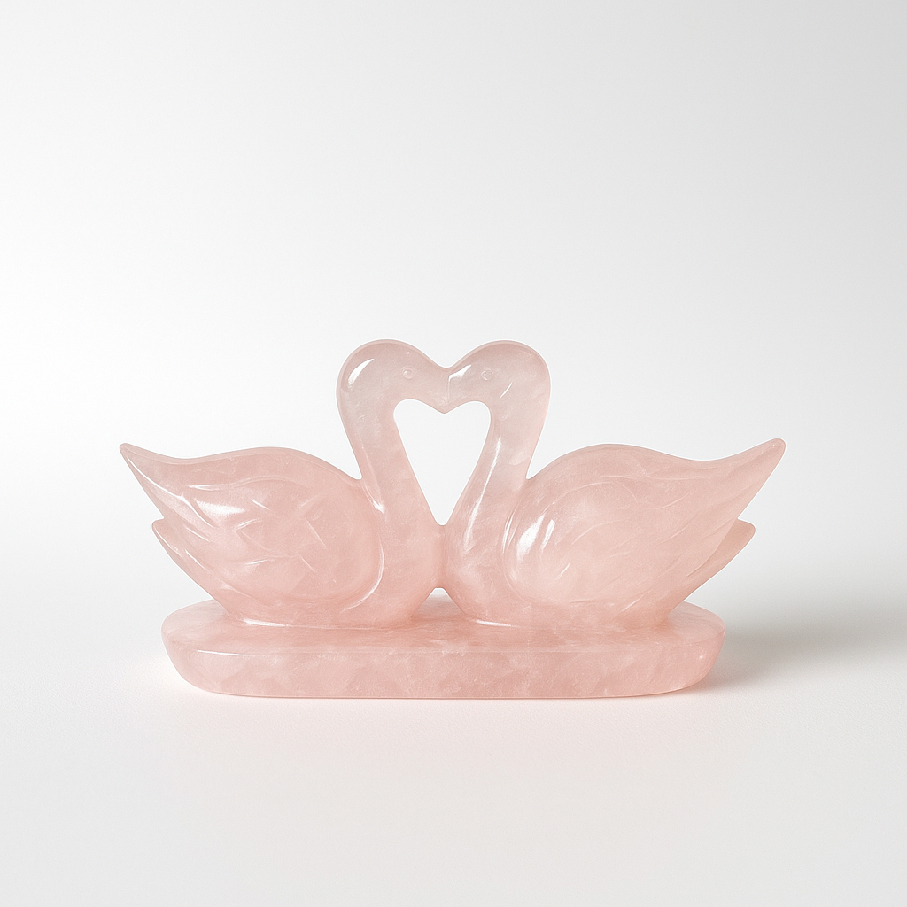 Rose Quartz Duck | Mandarin Duck | Romantic Relationship