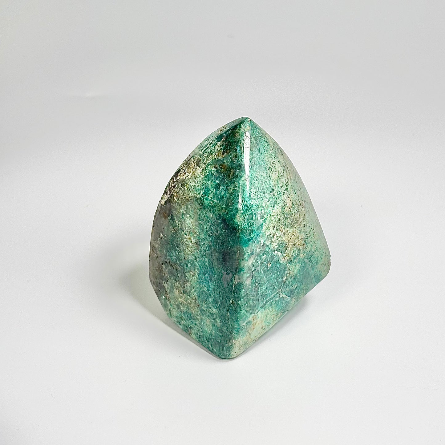 Green Chrysocolla Freeform 325g - Calm Emotions • Empower Communication • Connect with Divine Feminine
