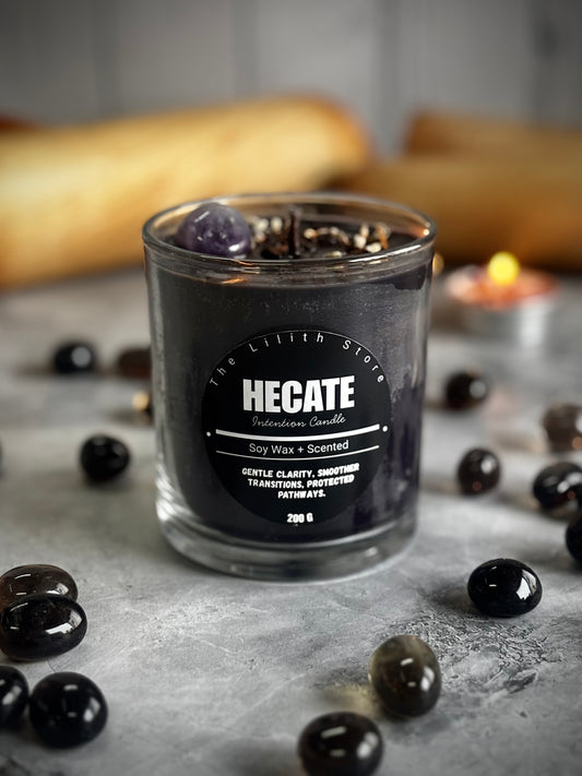 Hecate Altar Candle – 200 g Soy Wax Jar Candle for Ritual & Devotion
