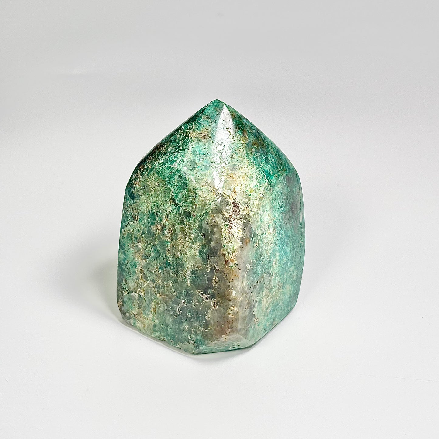 Green Chrysocolla Freeform 325g - Calm Emotions • Empower Communication • Connect with Divine Feminine