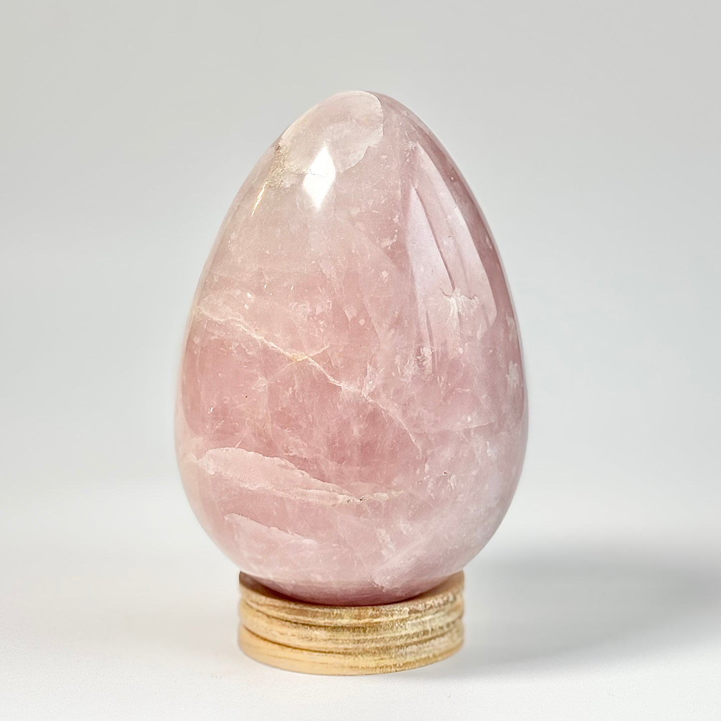 Rose Quartz Large Egg Carving – 2.3 Kg | Stone of Love & Self Love