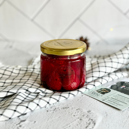 Strawberry Jam Scented Candle | Dessert Candle | Christmas