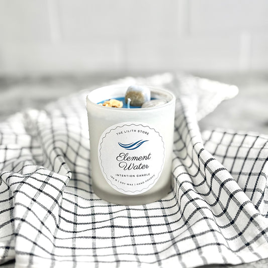 Elemental Water Intention Candle