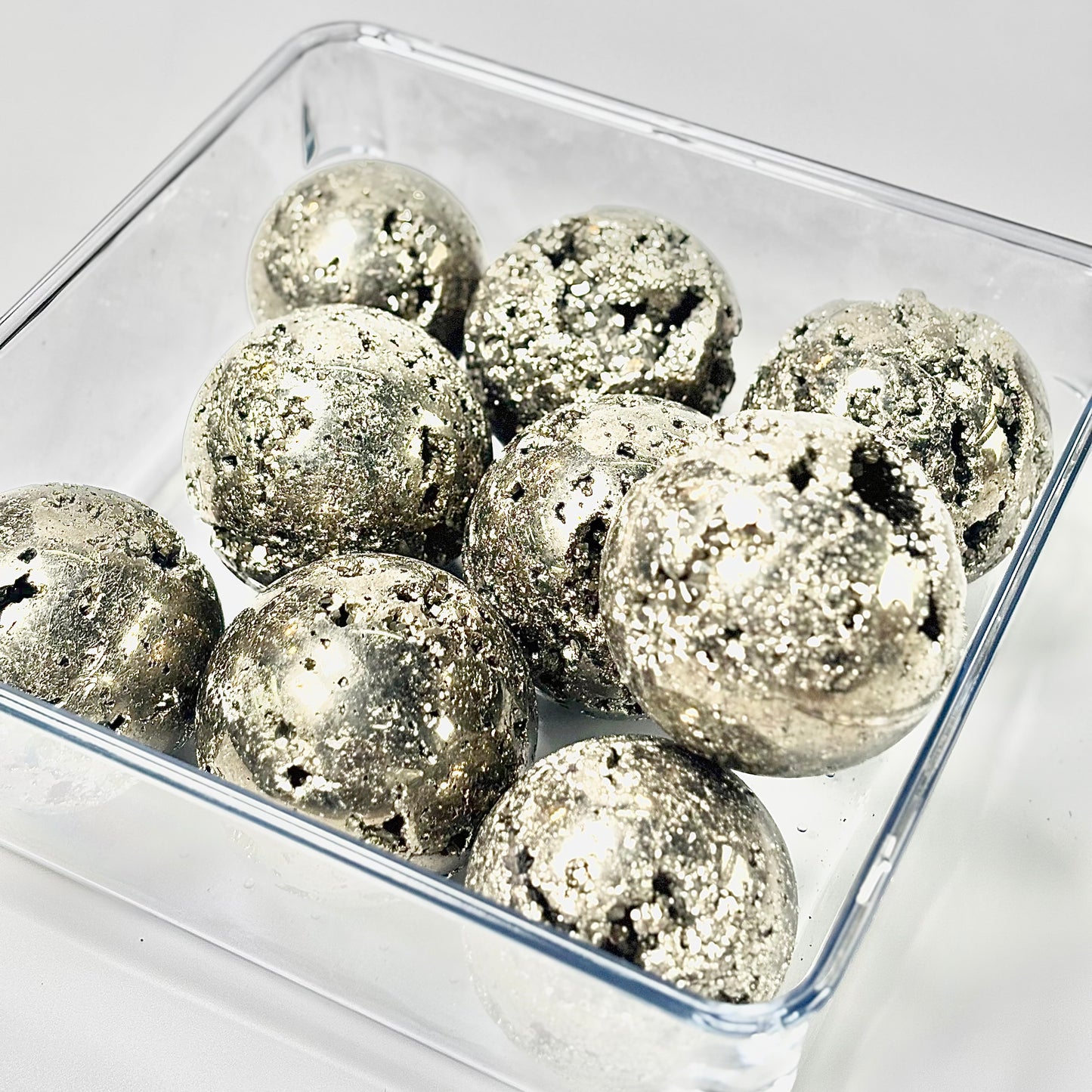 Pyrite Druzy Sphere – Peruvian Pyrite