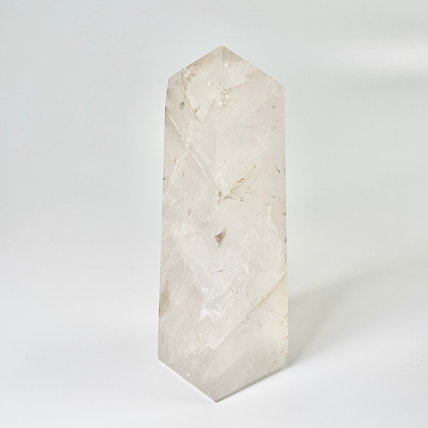 Four Facet Clear Quartz Tower – 780g - Amplify, Align & Awaken