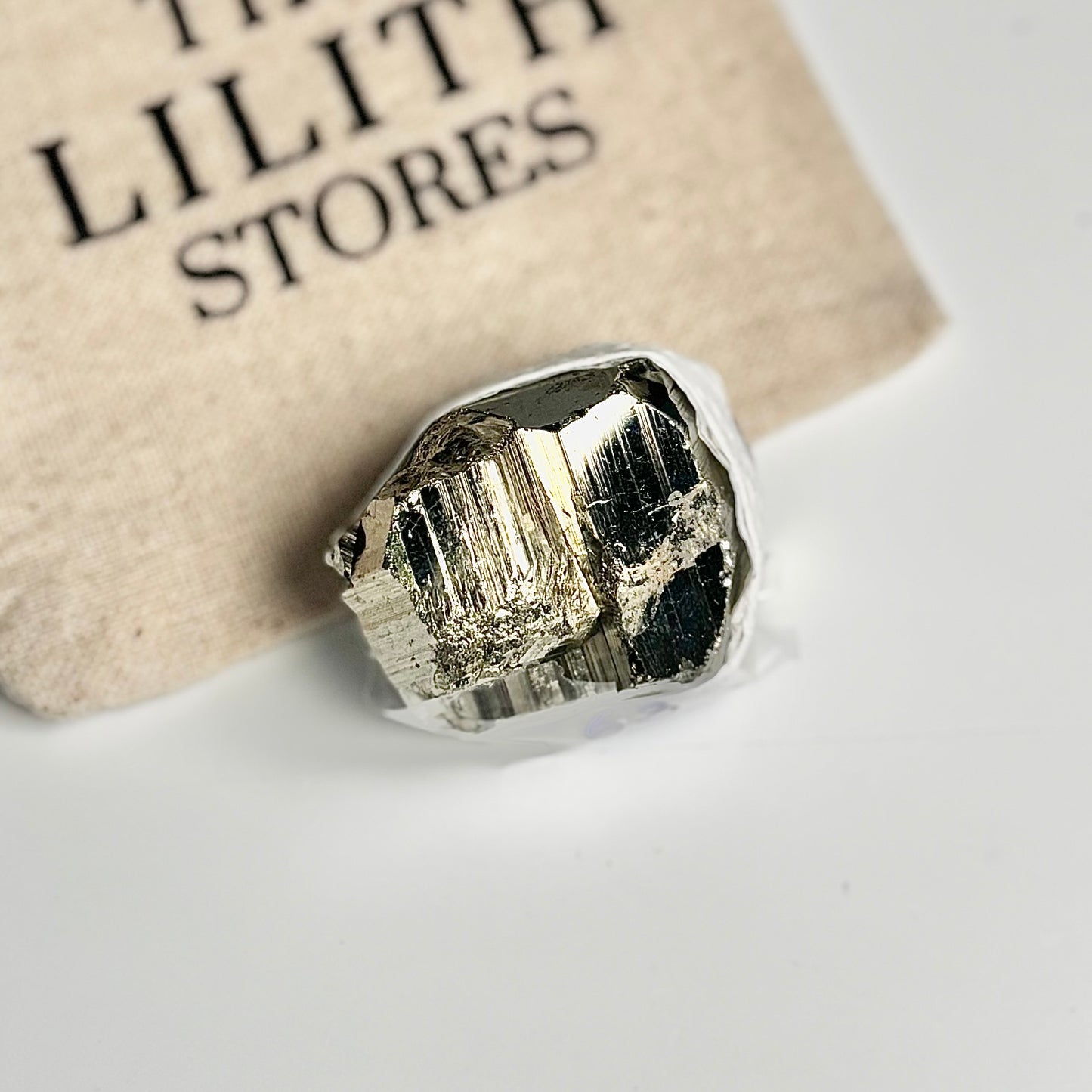 Peruvian Pyrite Cluster – 63g - Golden Brilliance & Striking Presence