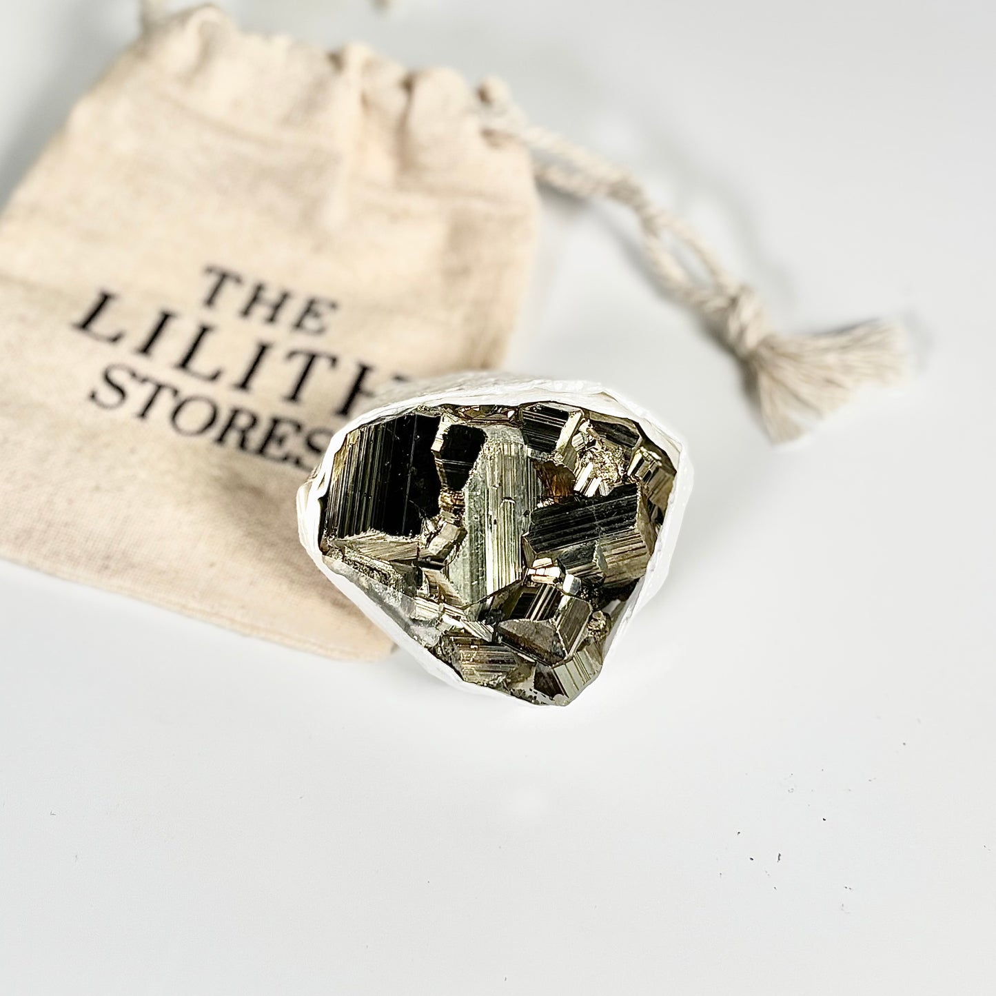 Peruvian Pyrite Cluster – 147g -Golden Brilliance & Striking Presence