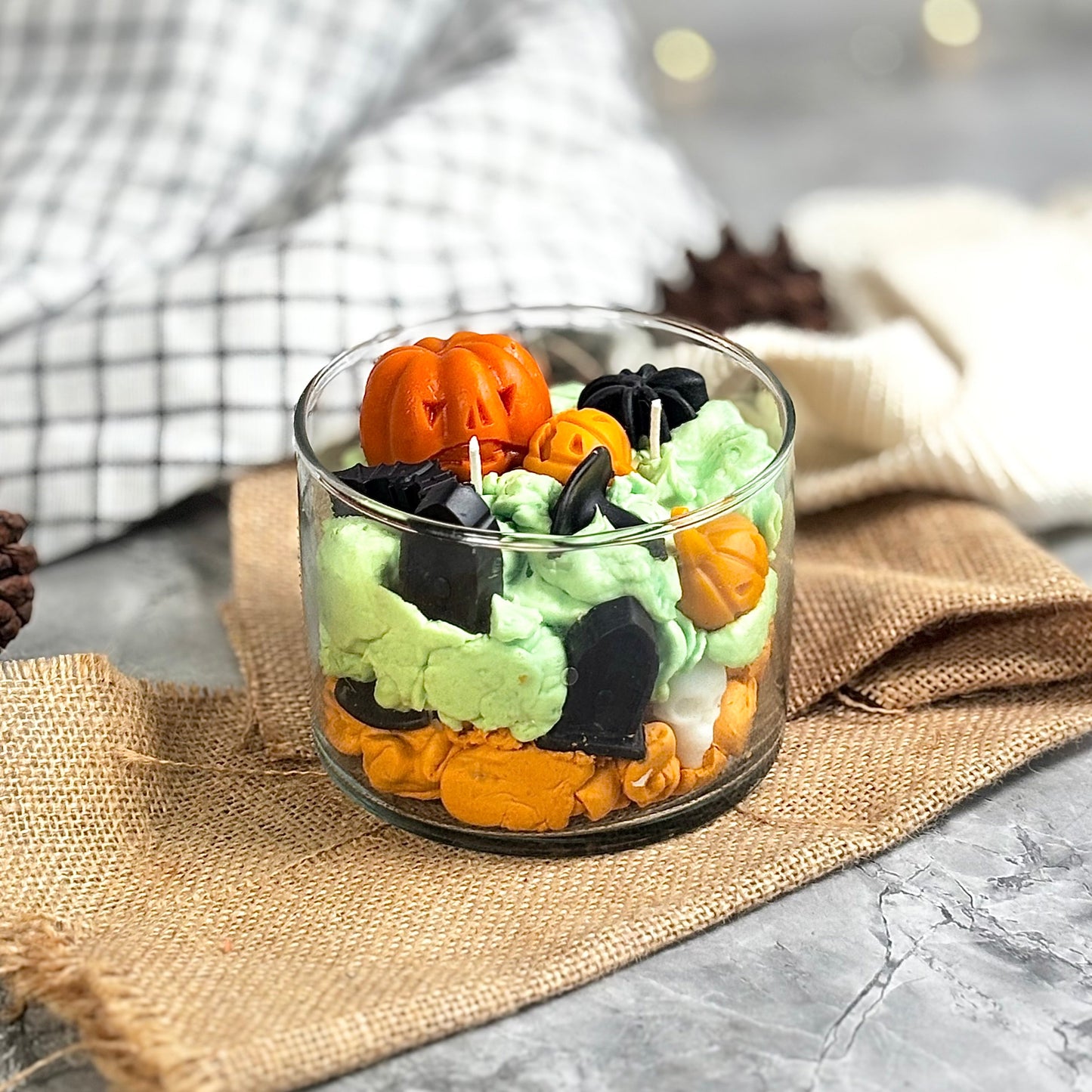 Pumpkin Graveyard Candle – Pumpkin Spice Soy Wax