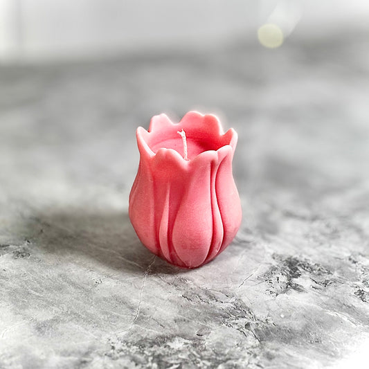Tulip Shaped Soy Scented Candle – Tearose Fragrance