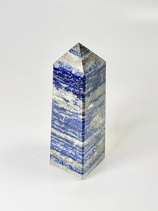 Four Facet Lapis Lazuli Tower – 870g - Truth, Wisdom & Inner Power