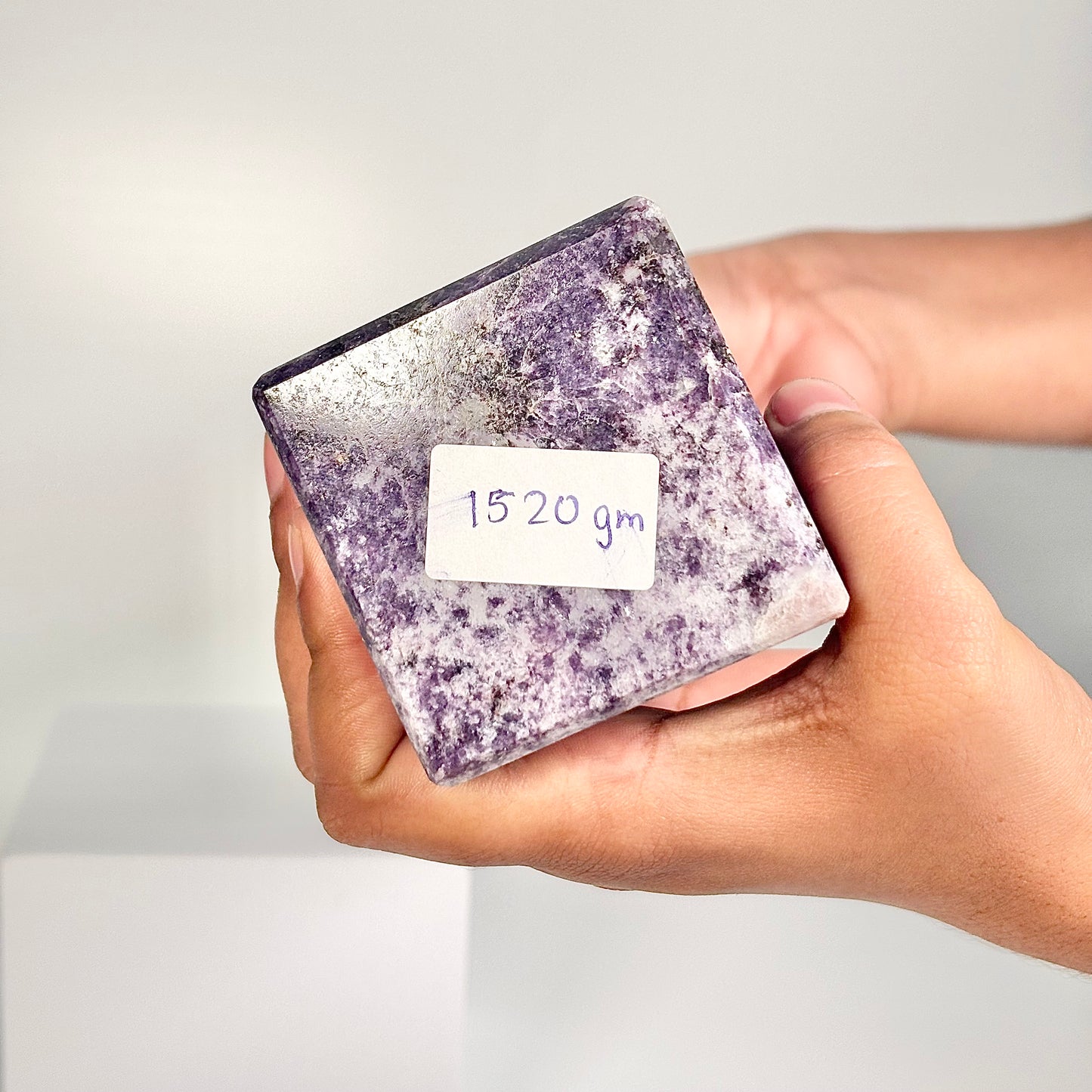 Lepidolite Four-Facet Tower – 1520g - Calm the Mind • Ease Anxiety • Support Emotional Healing
