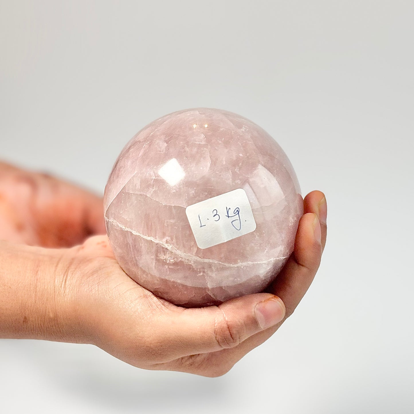 Rose Quartz Large Egg Carving – 1.3 Kg | Stone of Love & Self Love