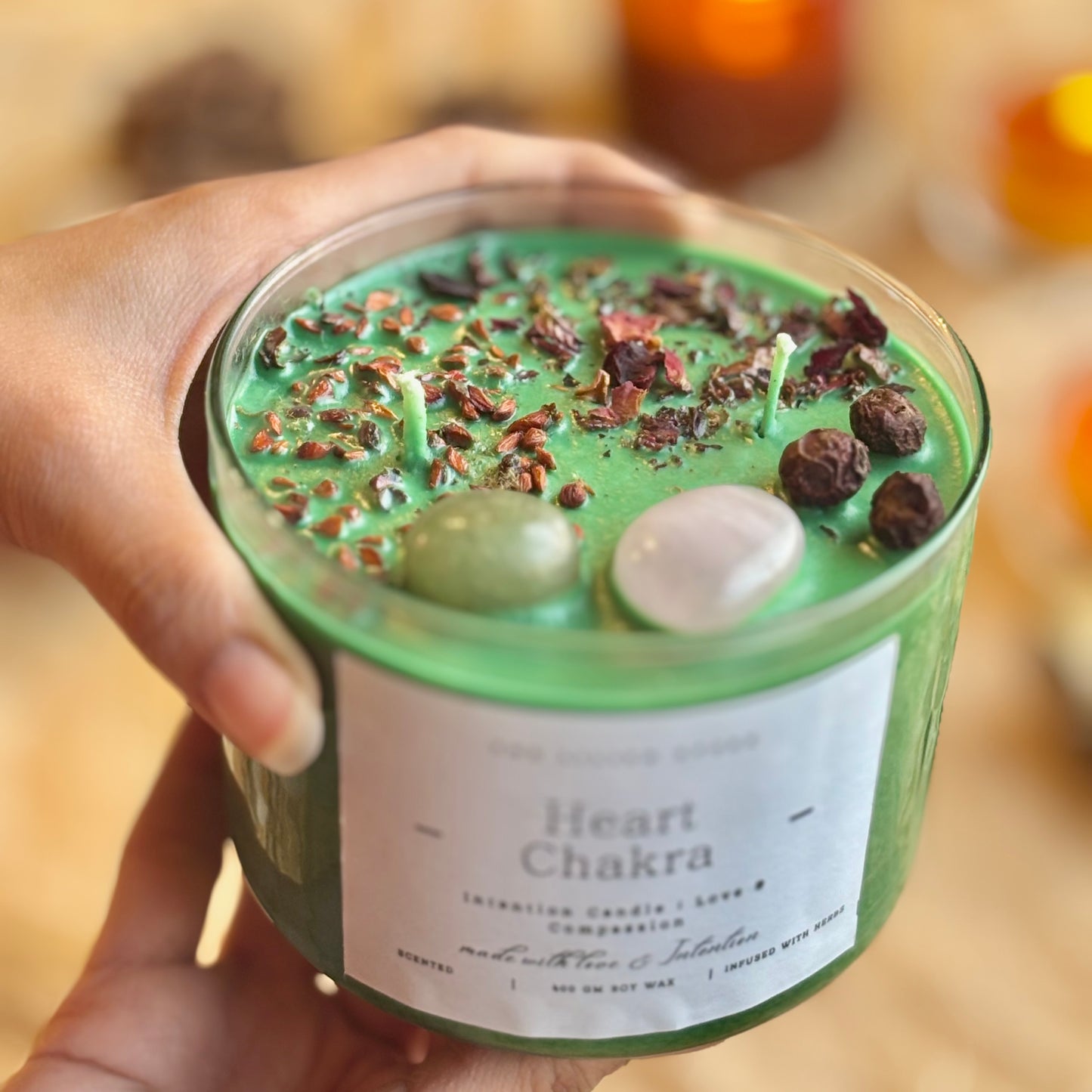 Heart Chakra Intention Candle