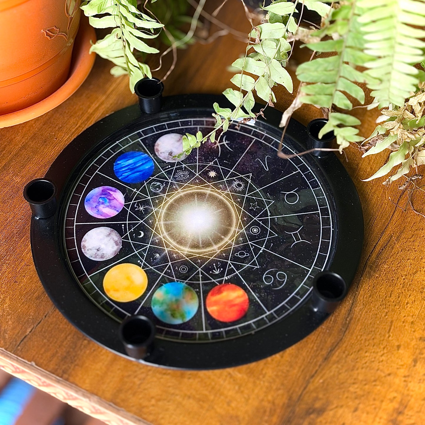 Iron Candle Holder