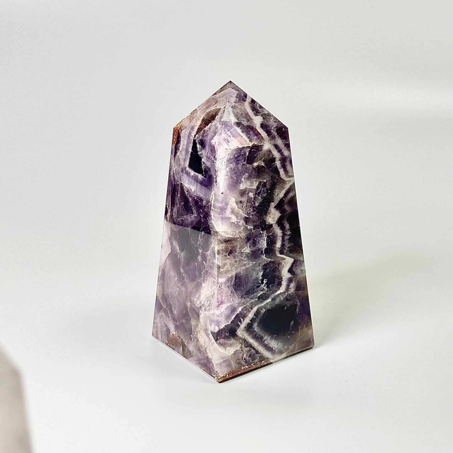Four Facet Chevron Amethyst Tower – 1170g - Amplified Intuition & Focused Healing