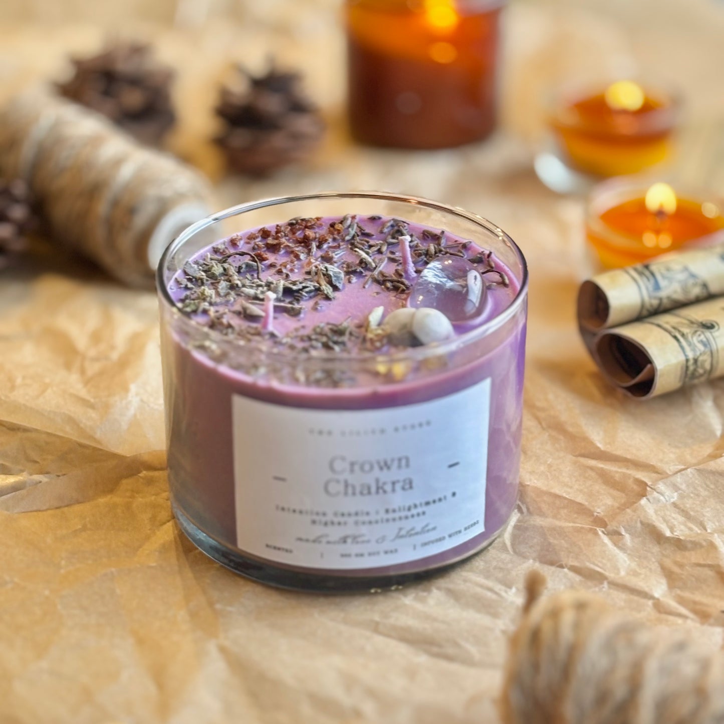 Crown Chakra Intention Candle