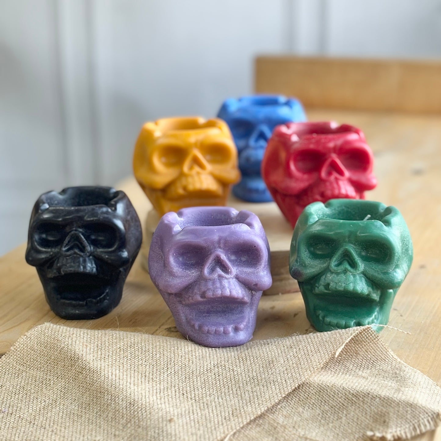 Big Skull Soy Candle | Colour Option Available