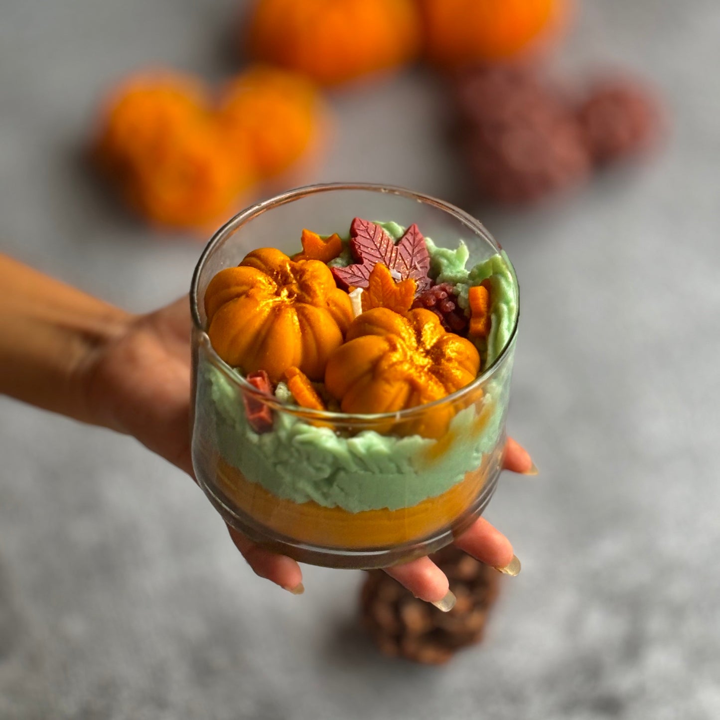 Pumpkin Patch Soy Wax Candle | Dessert Candle