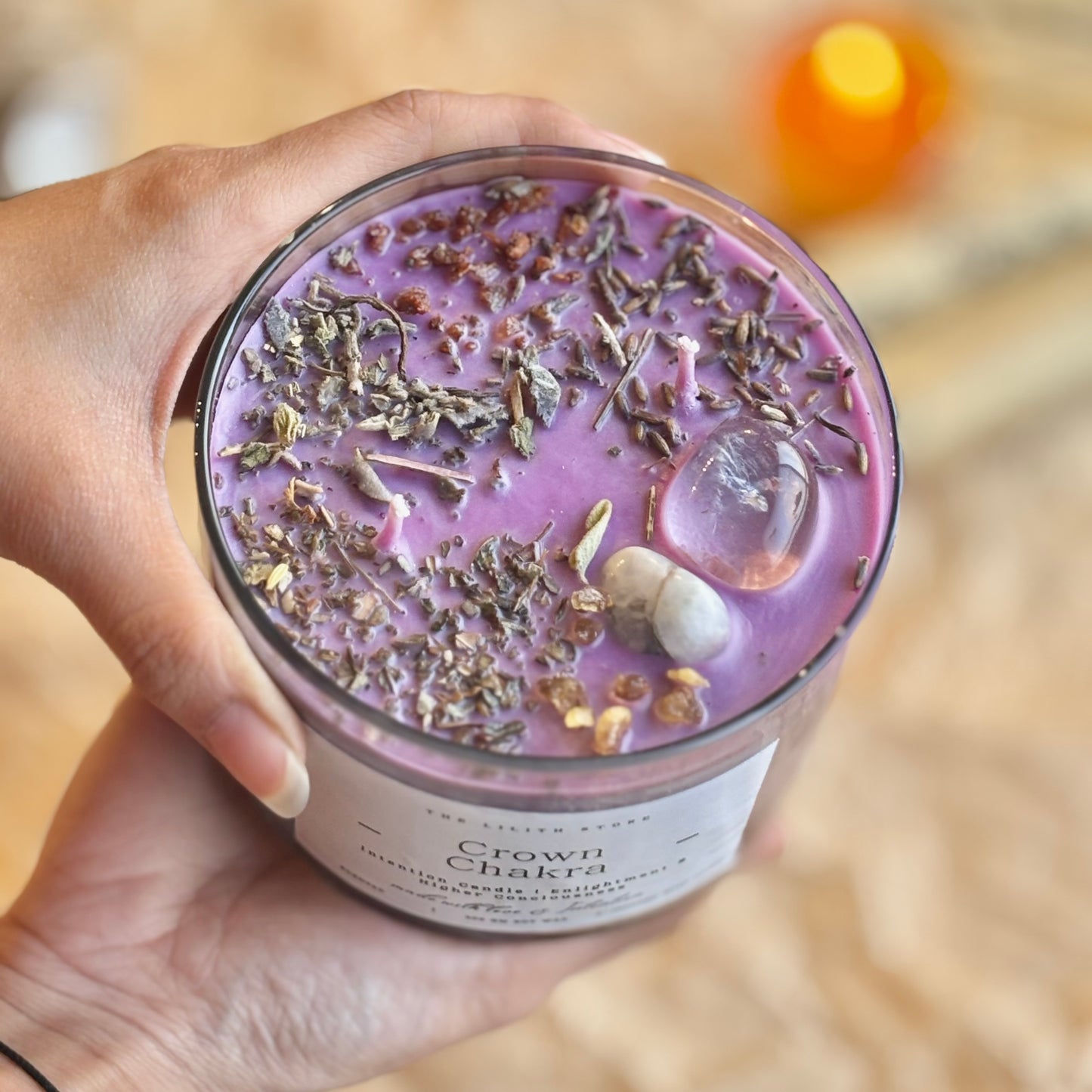 Crown Chakra Intention Candle