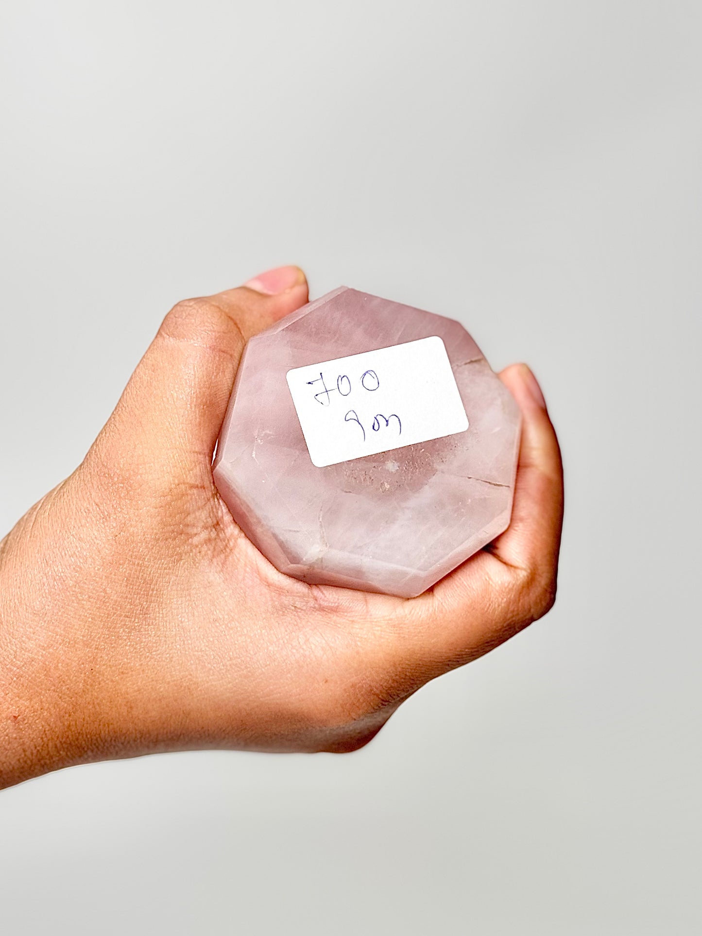 Eight Facet Rose Quartz Tower – 700g - Elegance, Warmth & Gentle Charm