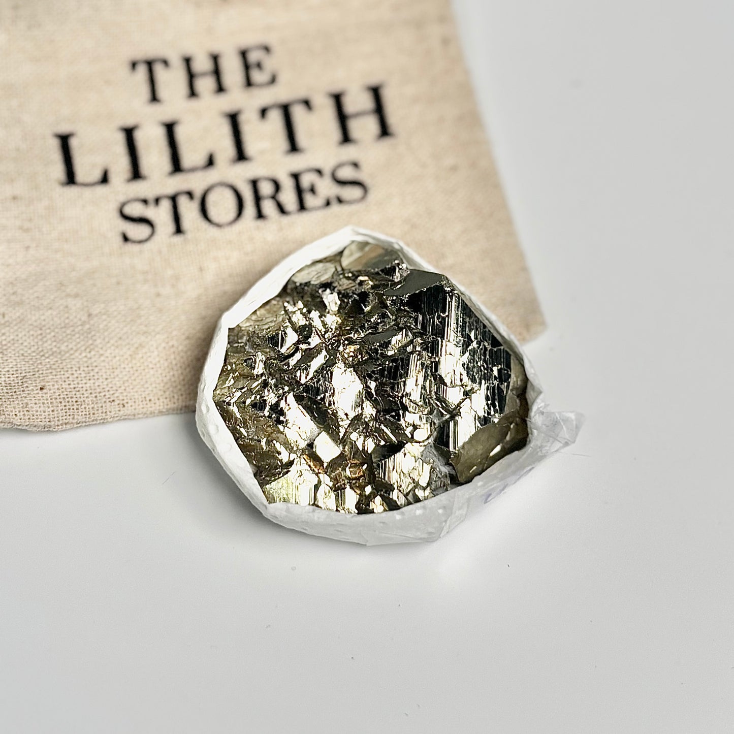 Peruvian Pyrite Cluster – 49g -Golden Brilliance & Striking Presence
